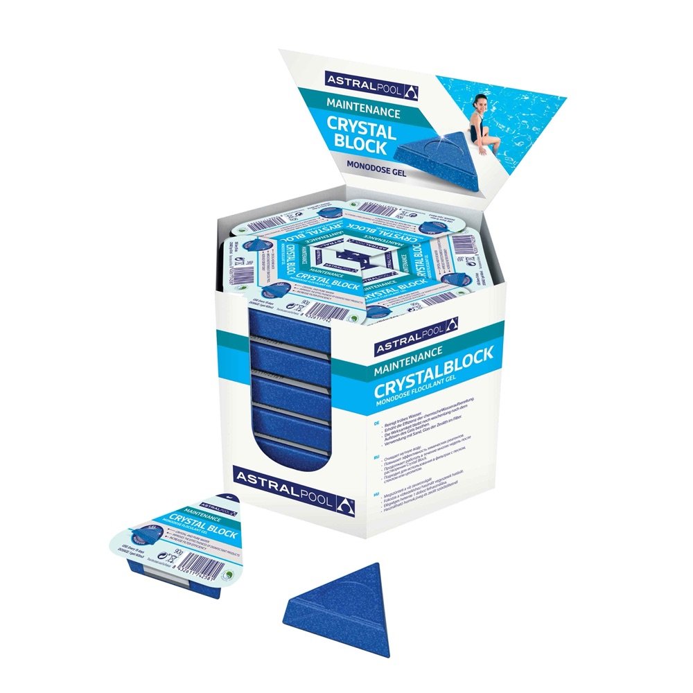 CrystalBlock — floculant gel monodose — AstralPool