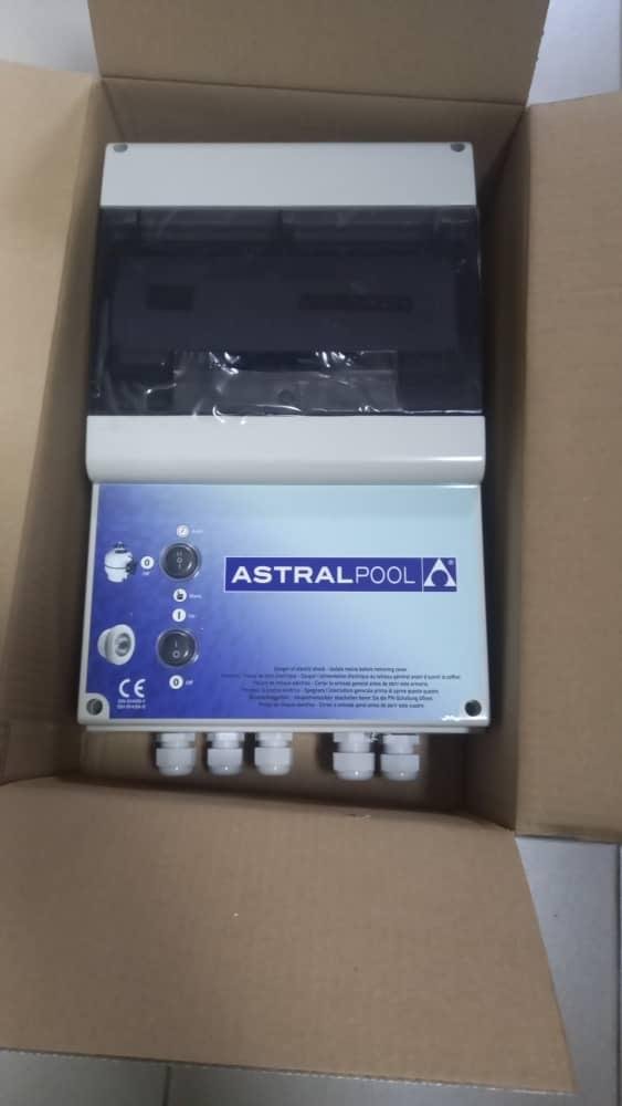 Coffret électrique filtration et éclairage