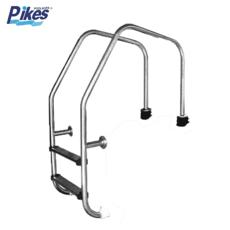 Échelle de piscine LF — inox, marches larges