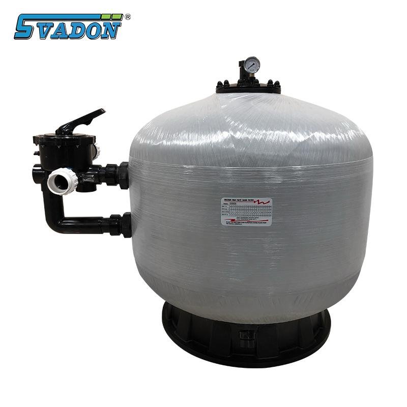 Filtre à sable fibre de verre vanne latérale SVS — 8 à 42 m³/h