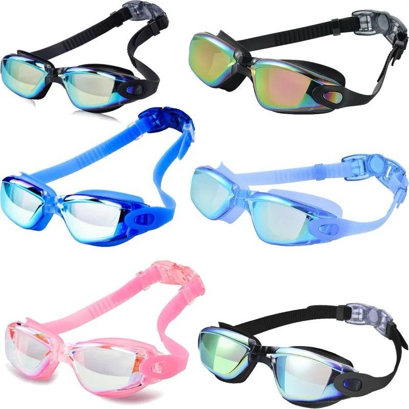 Lunettes de natation anti-buée — verres miroir