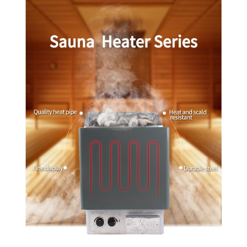 Poêle de sauna H-105 / H-135 — 10,5 à 13,5 kW