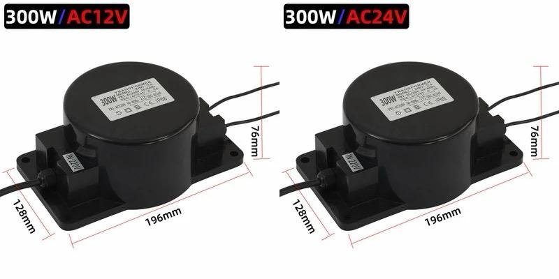 Transformateur de sécurité étanche pour projecteurs — 12 V / 24 V