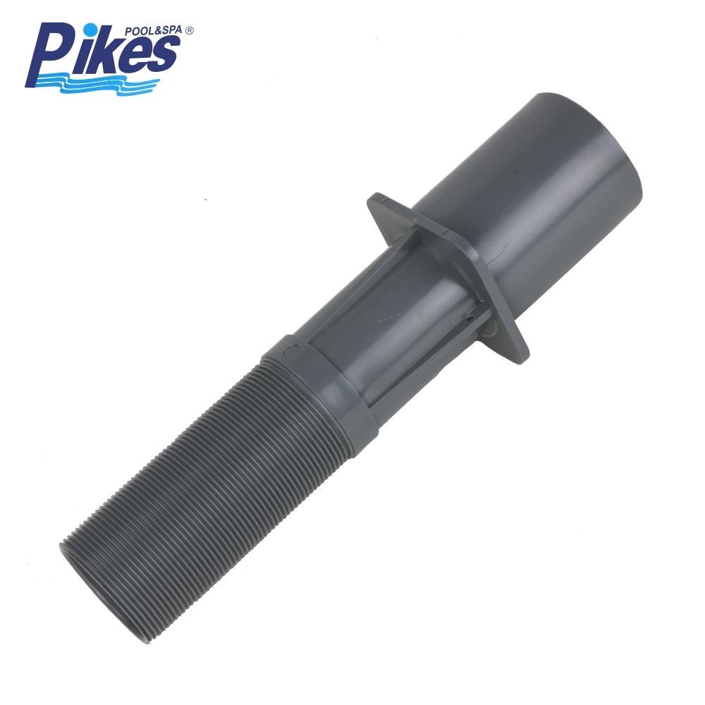Traversée de paroi PVC à collerette — gris